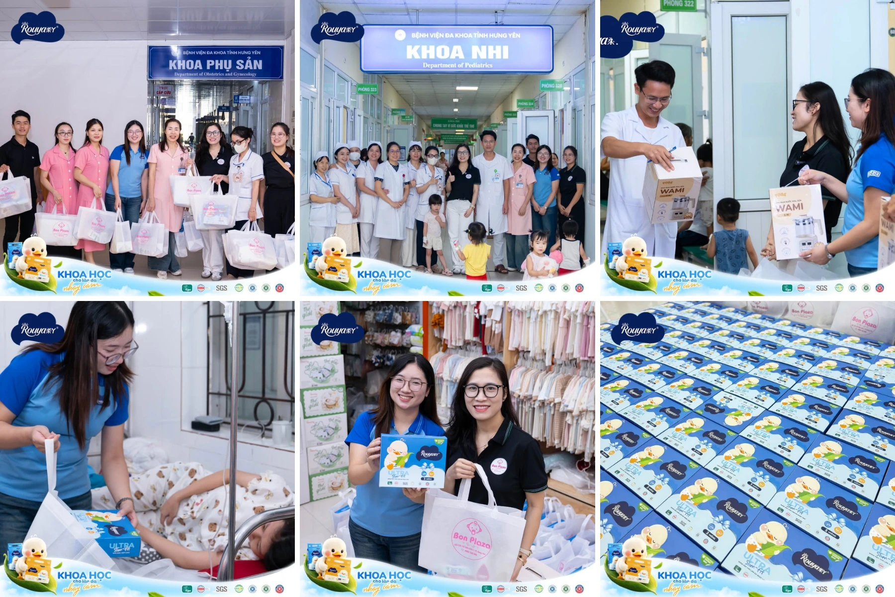 Rouya đồng hành cùng Shop Bon Plaza trao 100 phần quà tại Hưng Yên