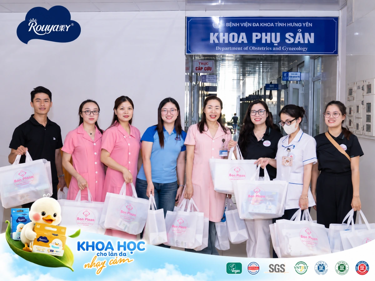 Rouya đồng hành cùng Shop Bon Plaza trao 100 phần quà tại Hưng Yên